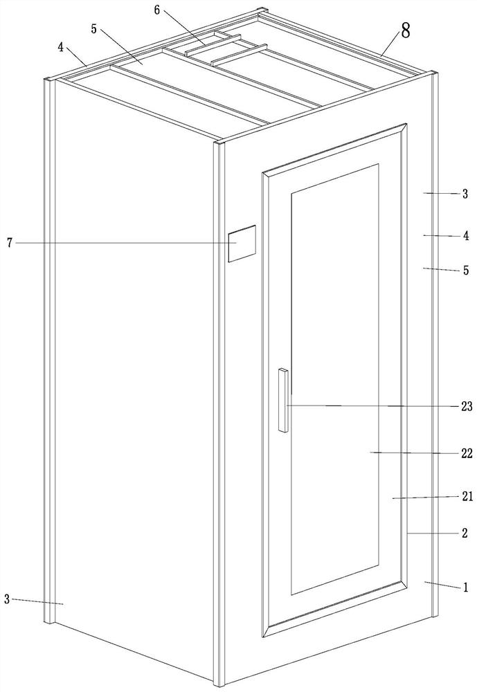 Biotherapy cabin based on graphene energy clamping plates