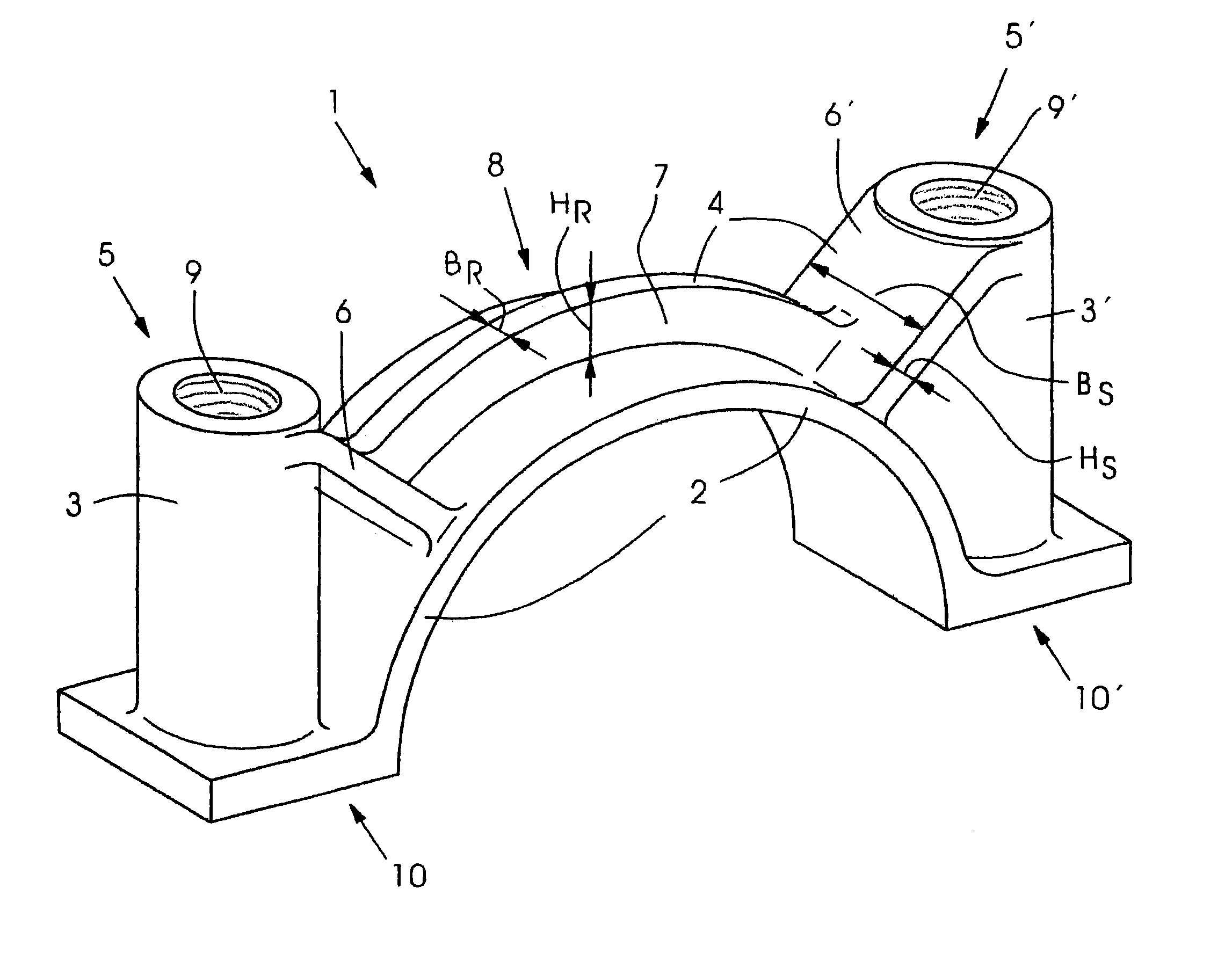 Bearing cover for a crankshaft bearing of an internal combustion engine