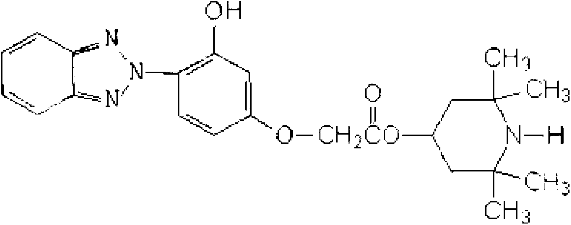 Light aging resistant ABS (acrylonitrile butadiene styrene) plastic used for inside decorations of automobile and preparation method thereof