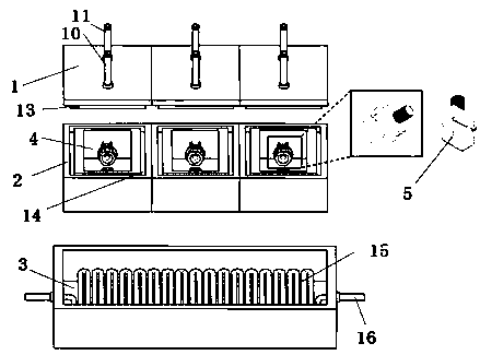 Multi-tissue vitrification in-situ preservation device and method