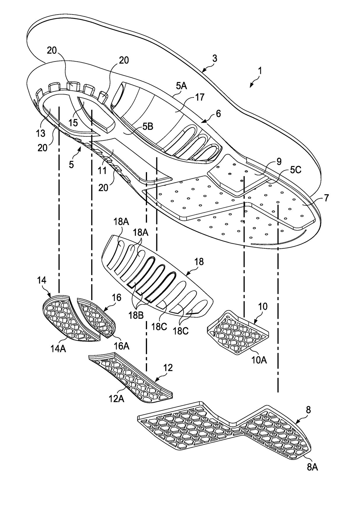 Basketball insole