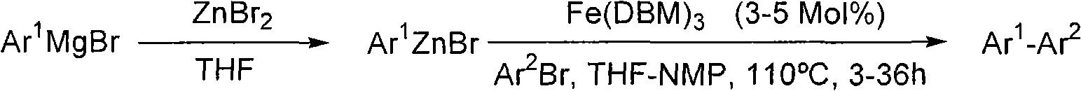 Nickel or iron catalysed carbon-carbon coupling reaction of arylenes, alkenes and alkines