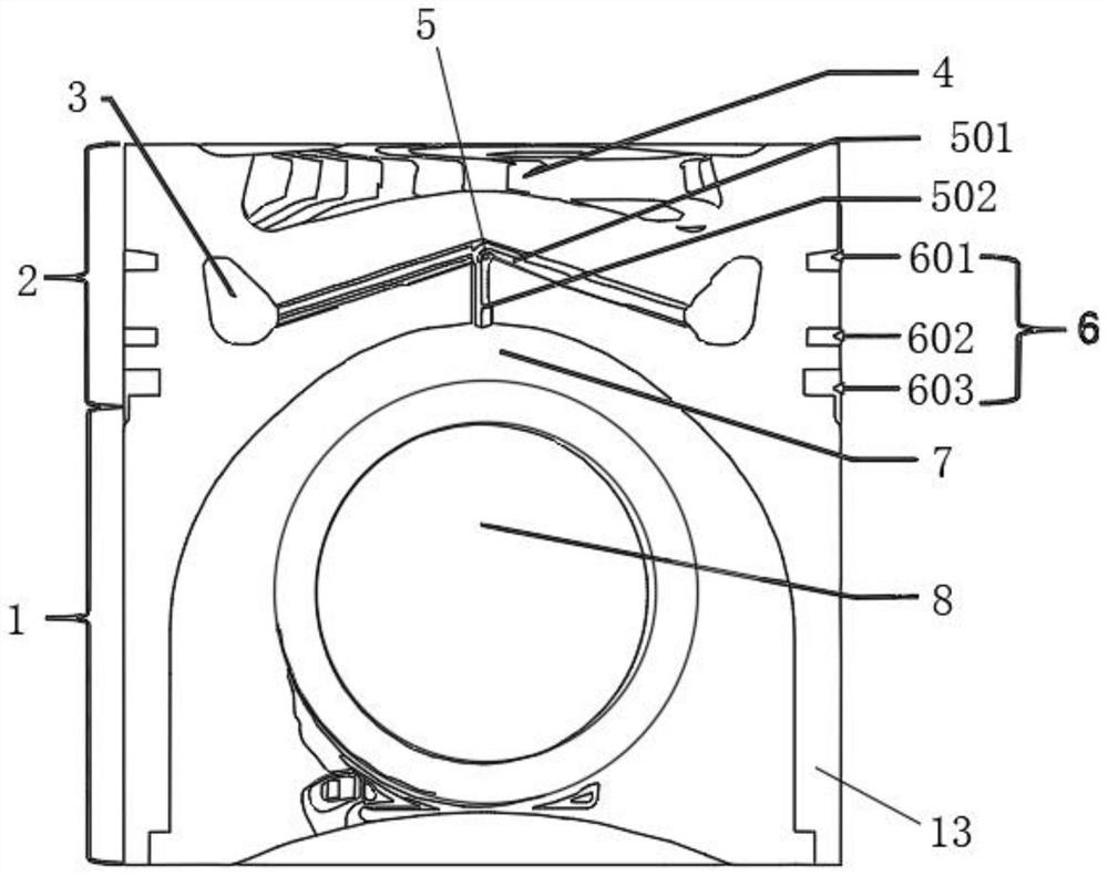 Oil supply structure based on precise lubrication of integral piston