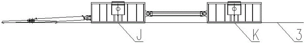 A large tonnage displacement trolley with convertible load distribution