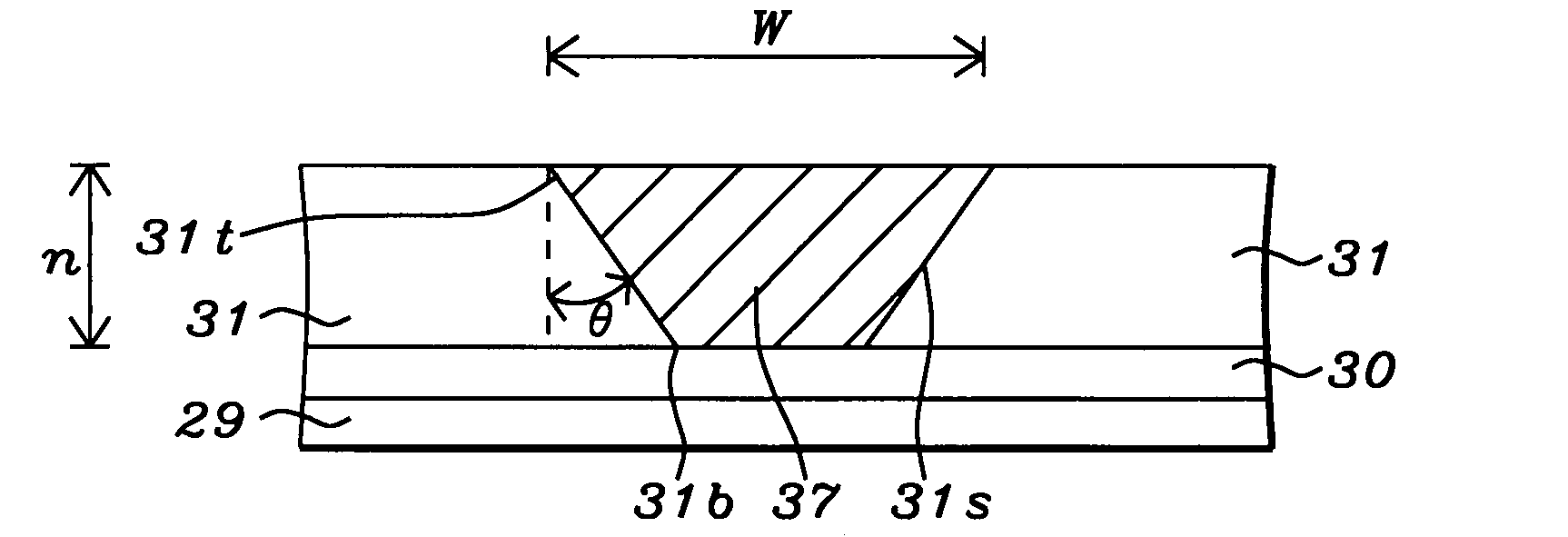 Laminated film for head applications