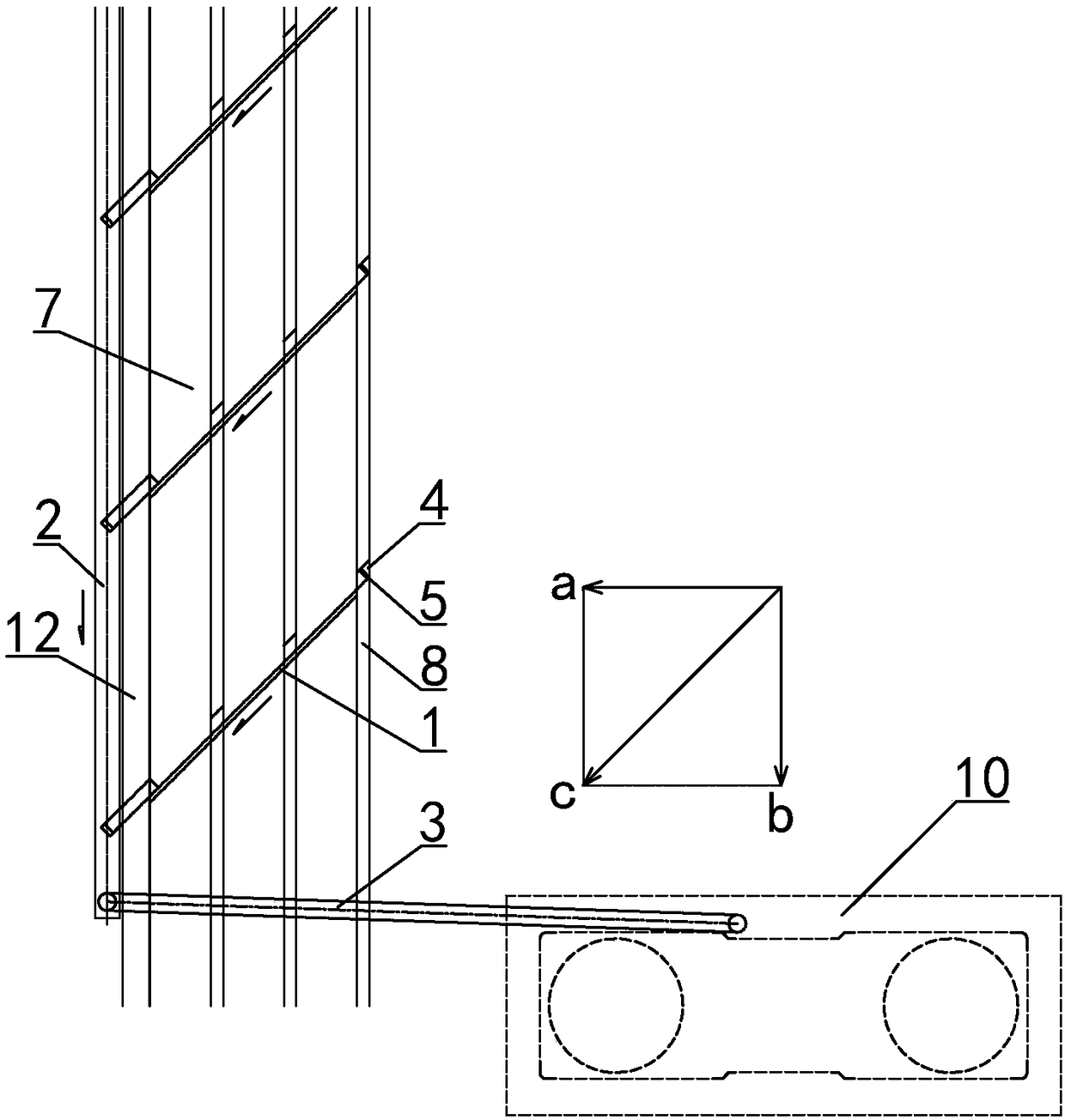 Environment-friendly collection purification system for sewage/wastewater on bridge surface of river-crossing bridge