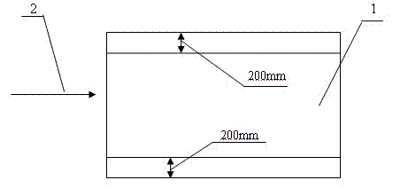 Inspection method for microcracks at corner of carbon steel continuous casting blank