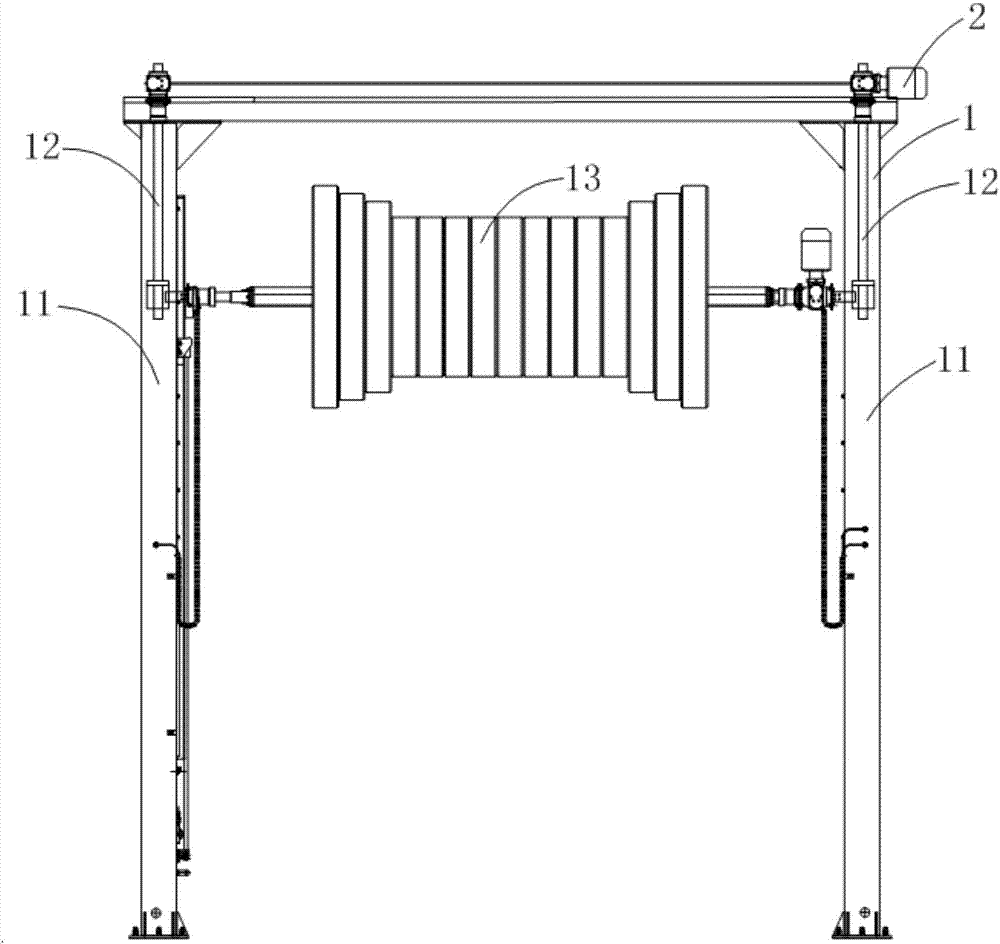 System and method for car roof cleaning of rail transit railway vehicles