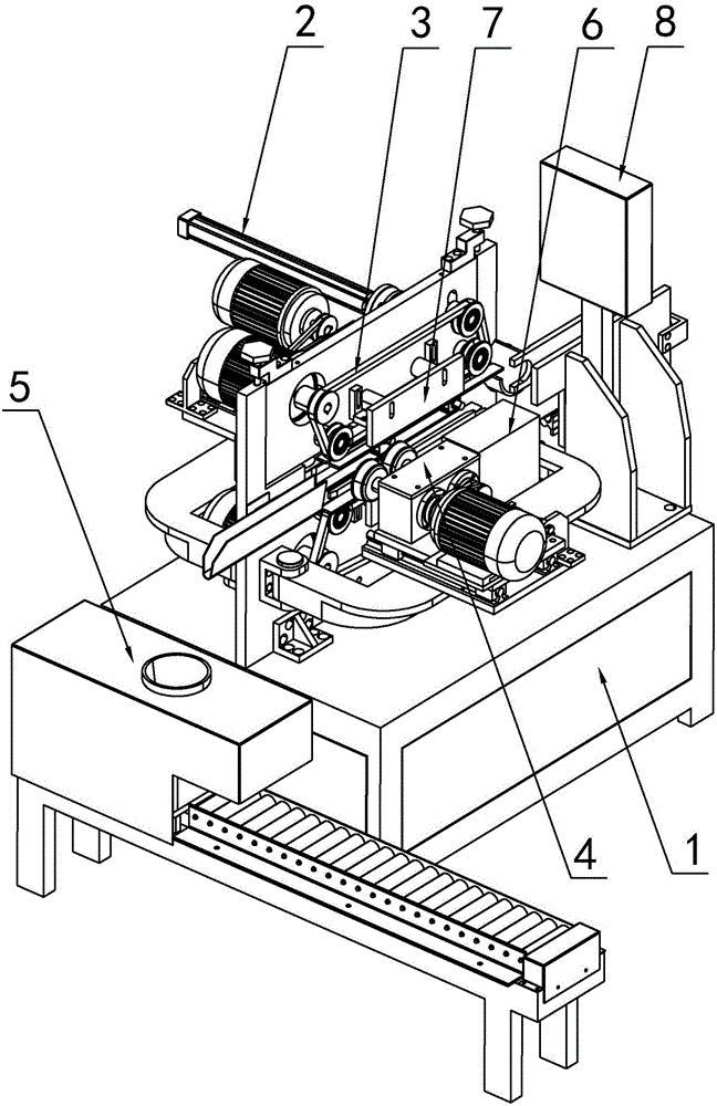 Novel efficient environment-friendly polishing machine of cutting sheet