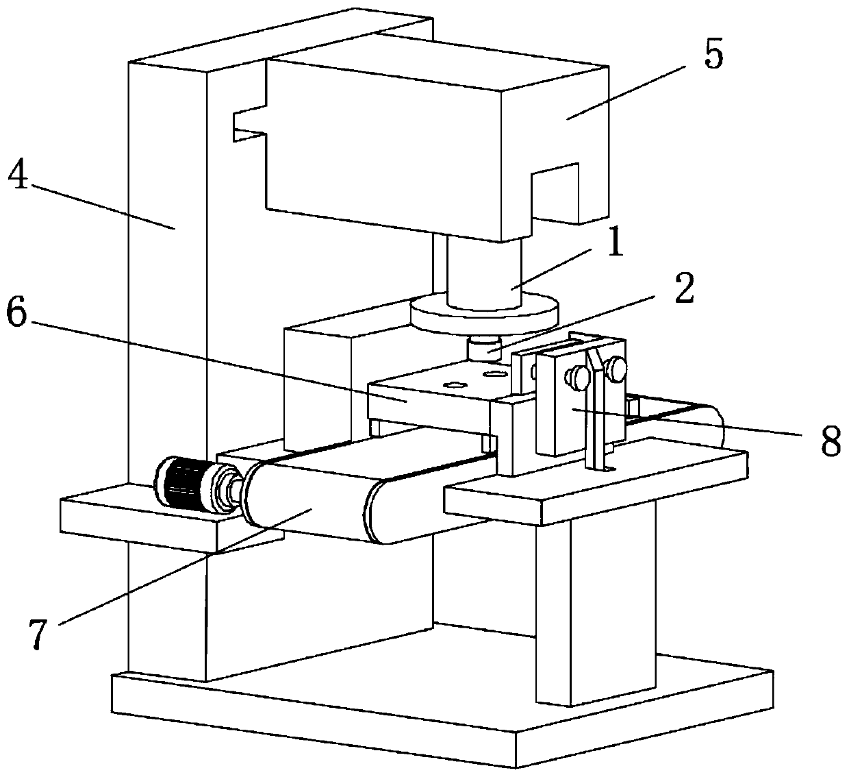 Intelligent punching device for case