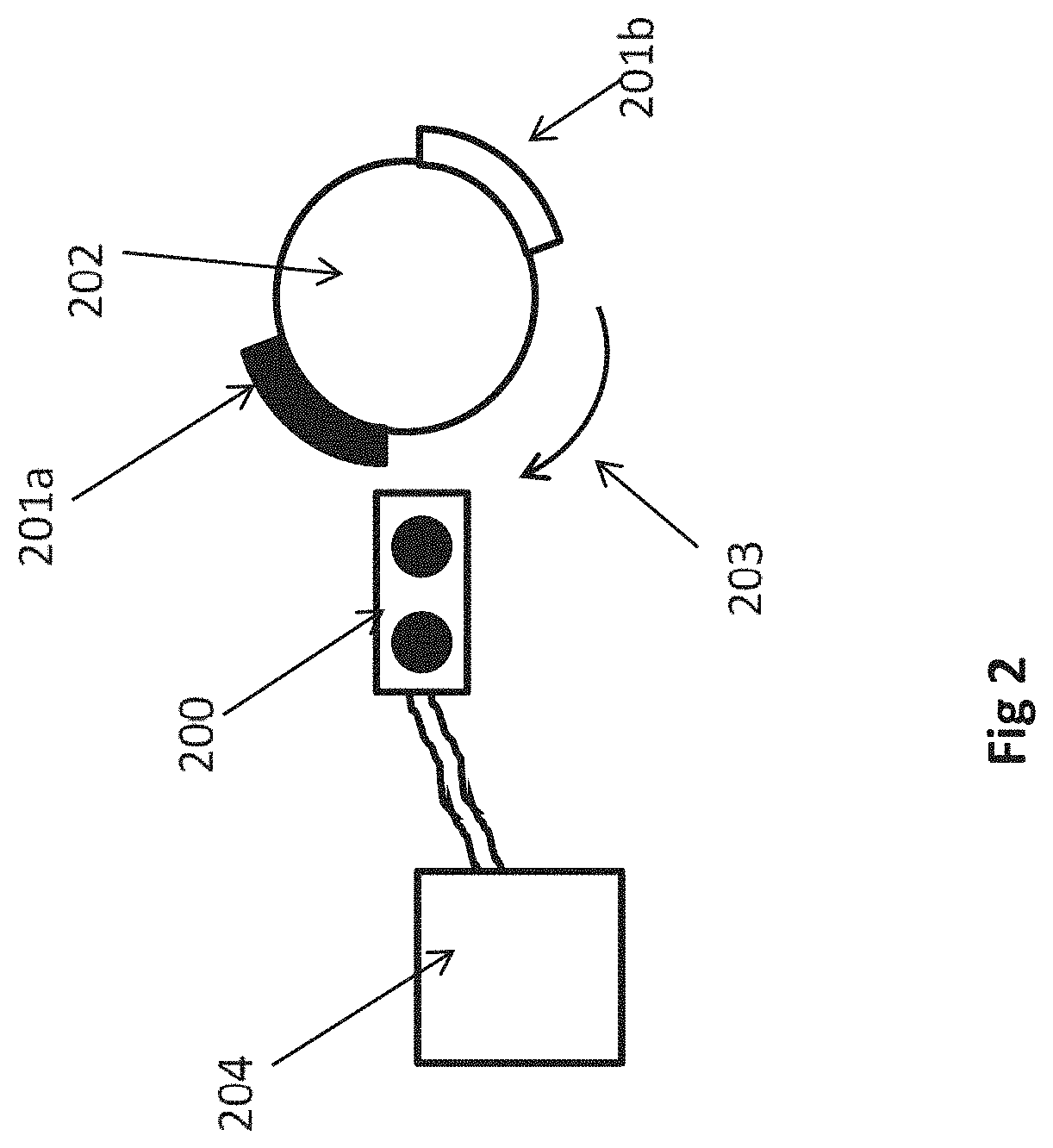 Pulse generator harvesting energy from a moving element