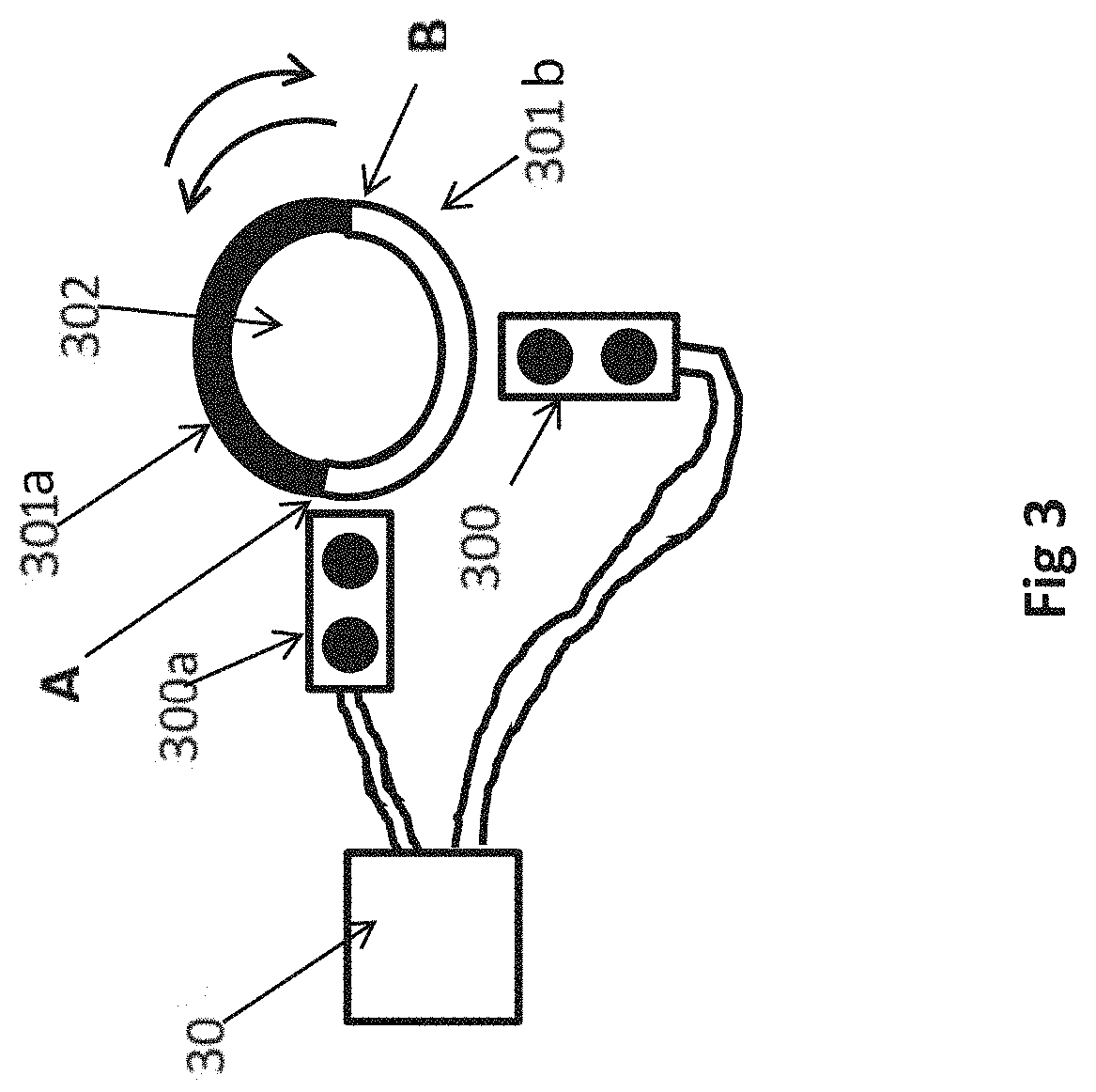 Pulse generator harvesting energy from a moving element