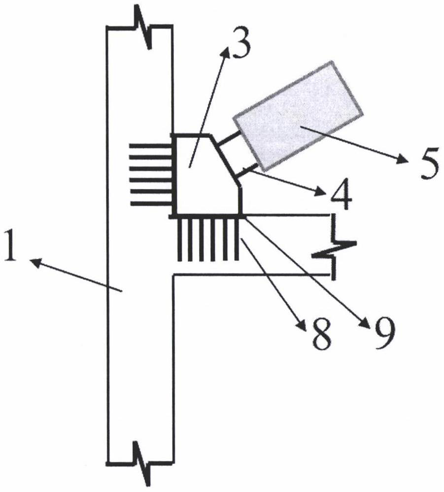 BRB inclined and X-shaped arranged dry-type connection fabricated reinforced concrete frame structure