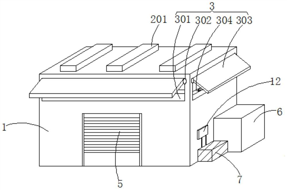 Constant-temperature device for screen production workshop