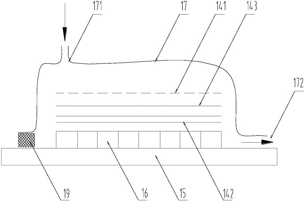 Magnetic pole protective layer flexible molding process and system