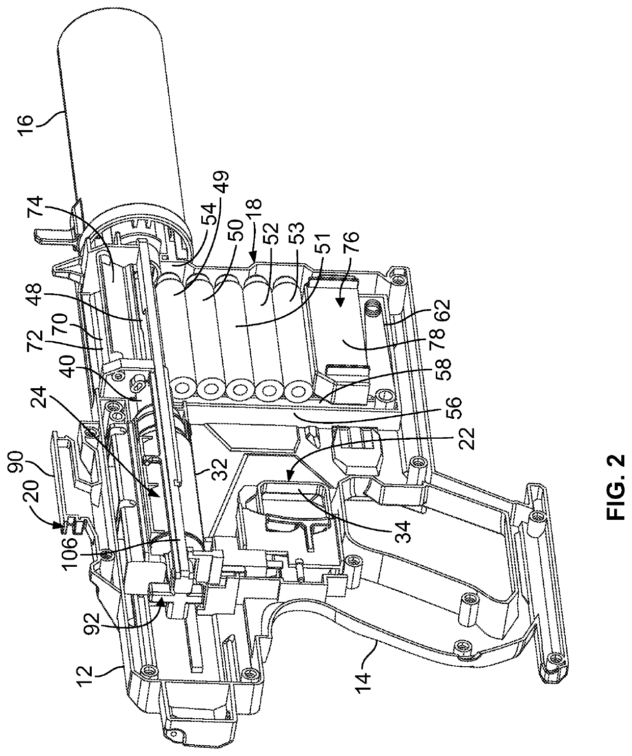 Projectile launcher apparatus with magazine