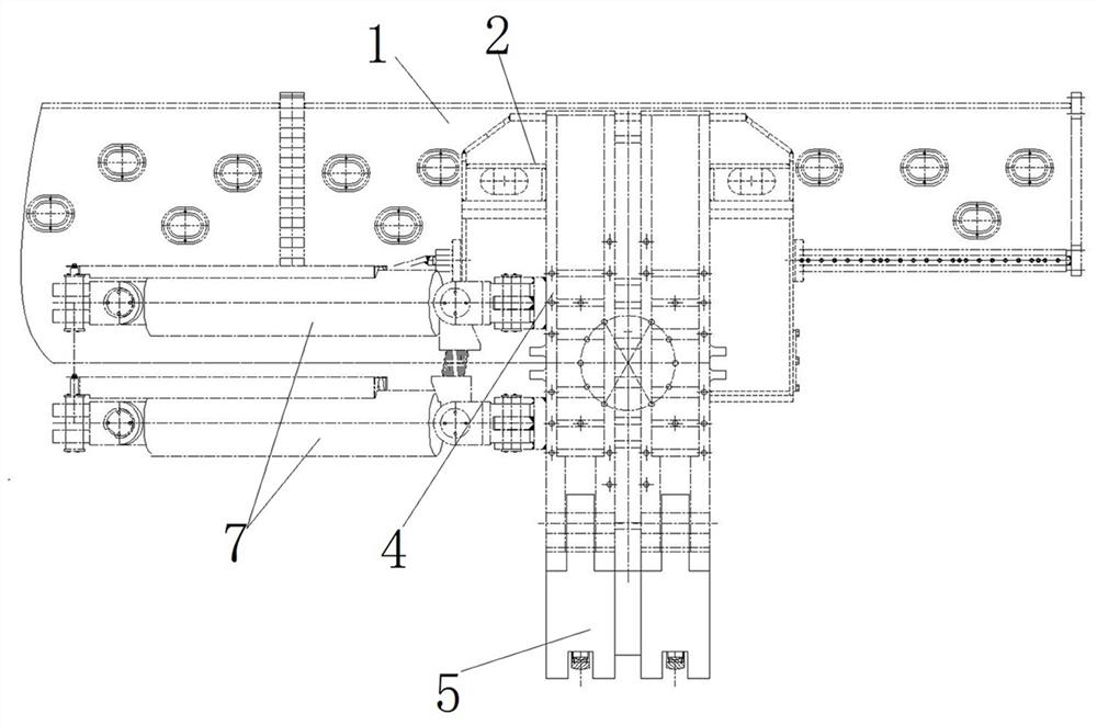 A tunnel boring machine and its support shoe device