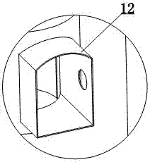 Ascending and descending conveying device for aluminum ceiling board ceiling installation