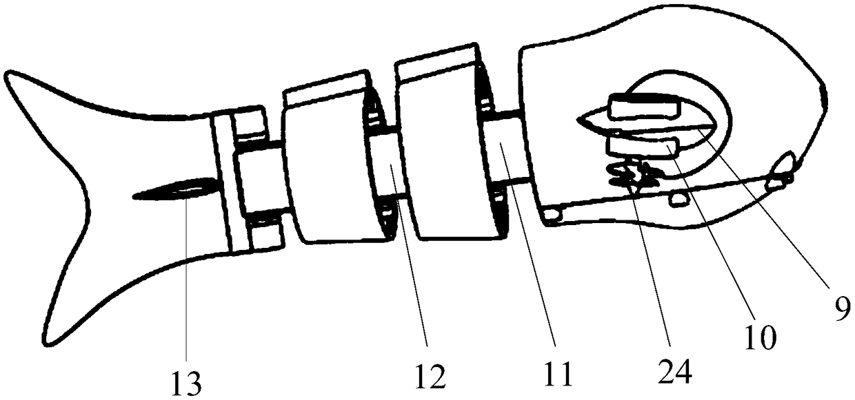 A fish-like underwater vehicle with high maneuverability