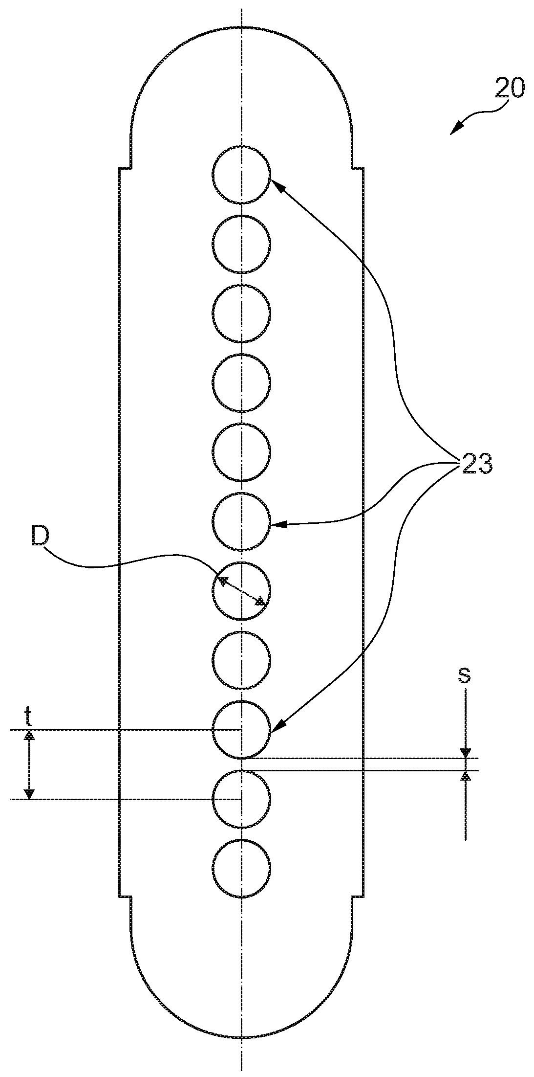 Mounting Device for a Fitting Panel