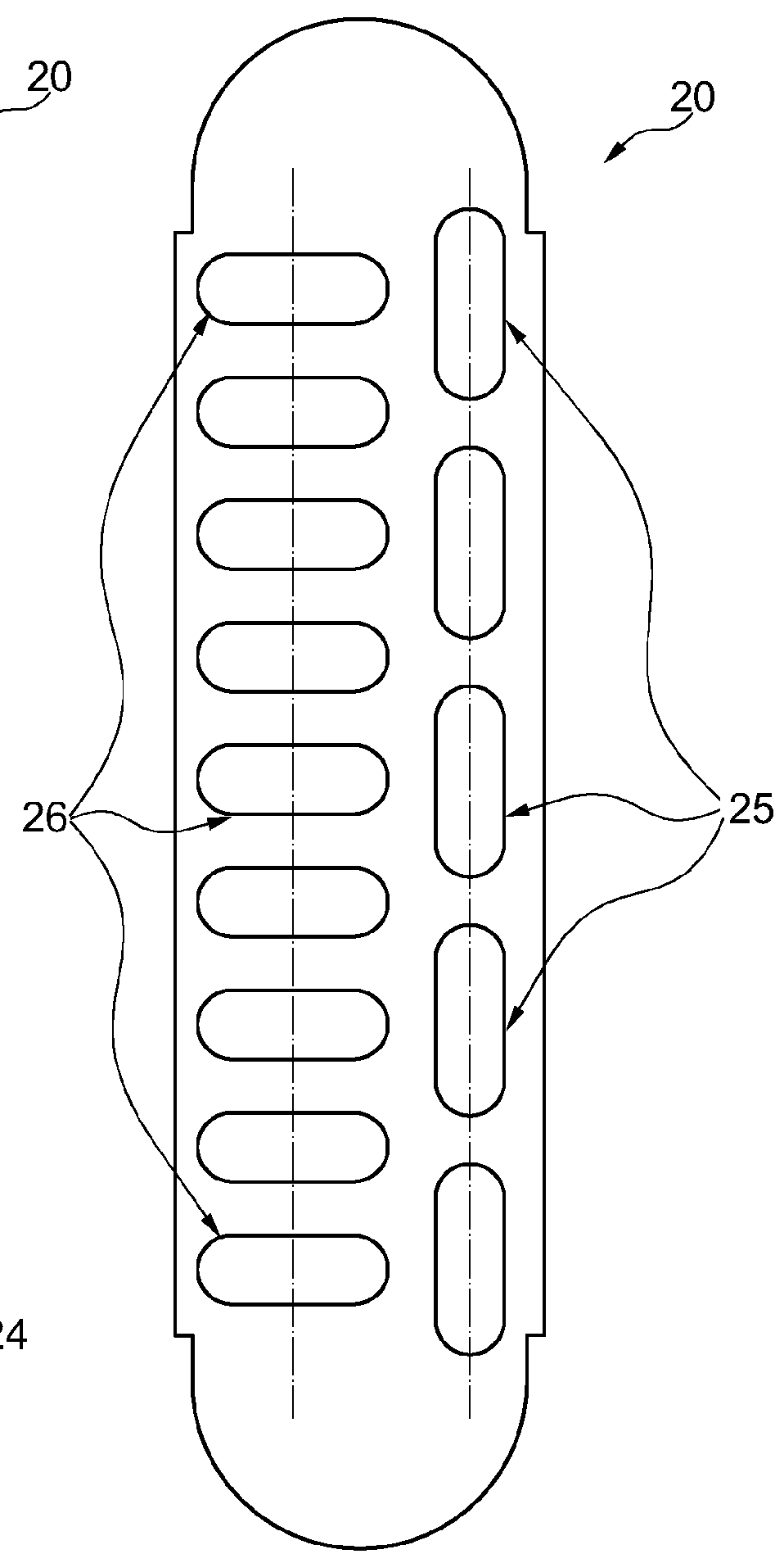 Mounting Device for a Fitting Panel