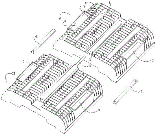 Assembly type radiator for LED lamp and LED lamp provided with radiator