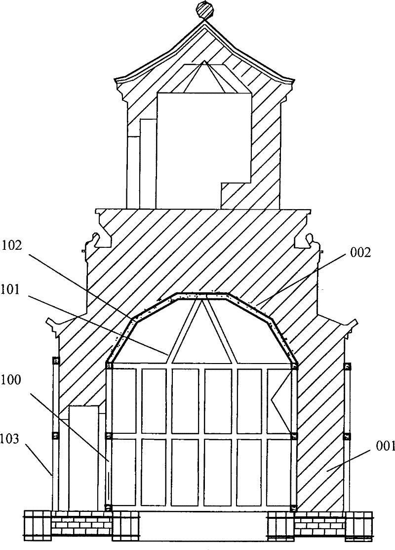 Integral jacking method of heritage buildings