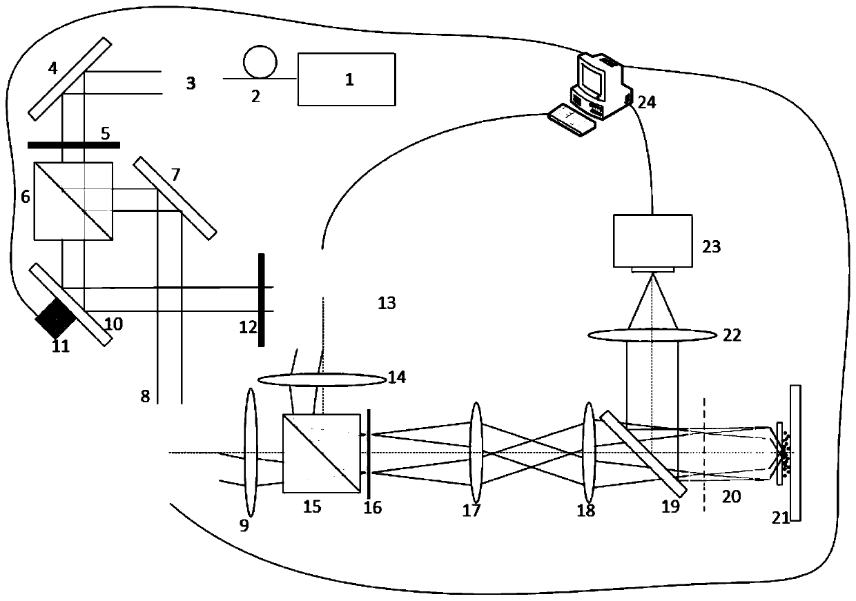 A fringe illumination Fourier domain iteration updating super-resolution microscopic imaging method based on total internal reflection