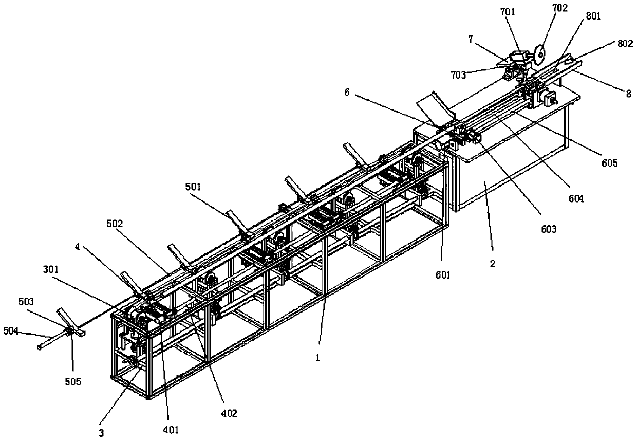 Raw material cutting and slicing equipment for bamboo weaving artware