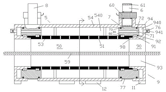 Tea drying device with airflow filter screen