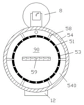 Tea drying device with airflow filter screen