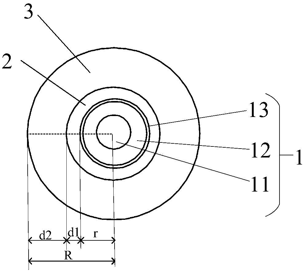 Tight-buffered optical fiber and making method thereof