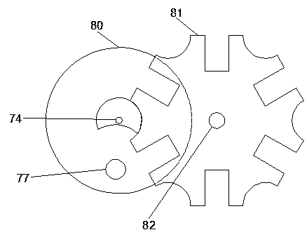 Automatic placement and recovery device of traffic cone