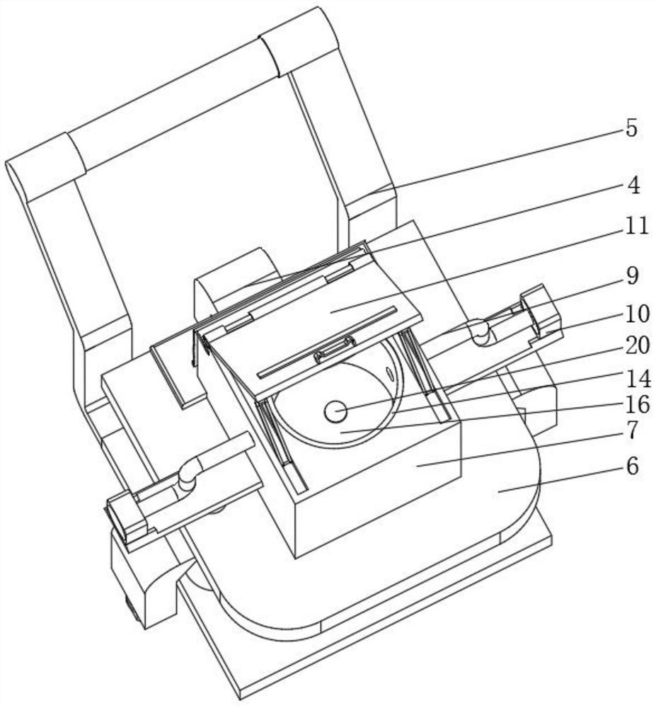 Dust raising station auxiliary monitoring device