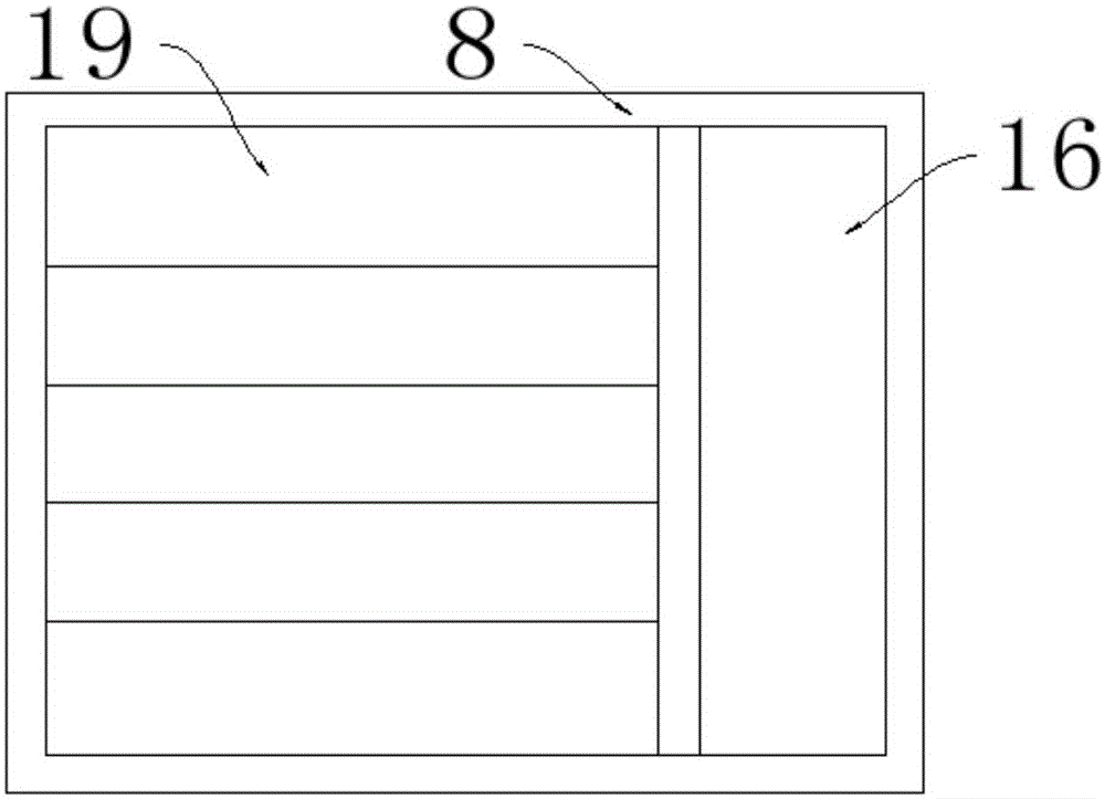 Self-inspection plastic mould for producing wood-plastic co-extrusion house roof plate