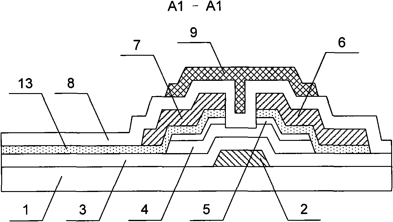 TFT-LCD (Thin Film Transistor Liquid Crystal Display) array base plate and manufacturing method thereof