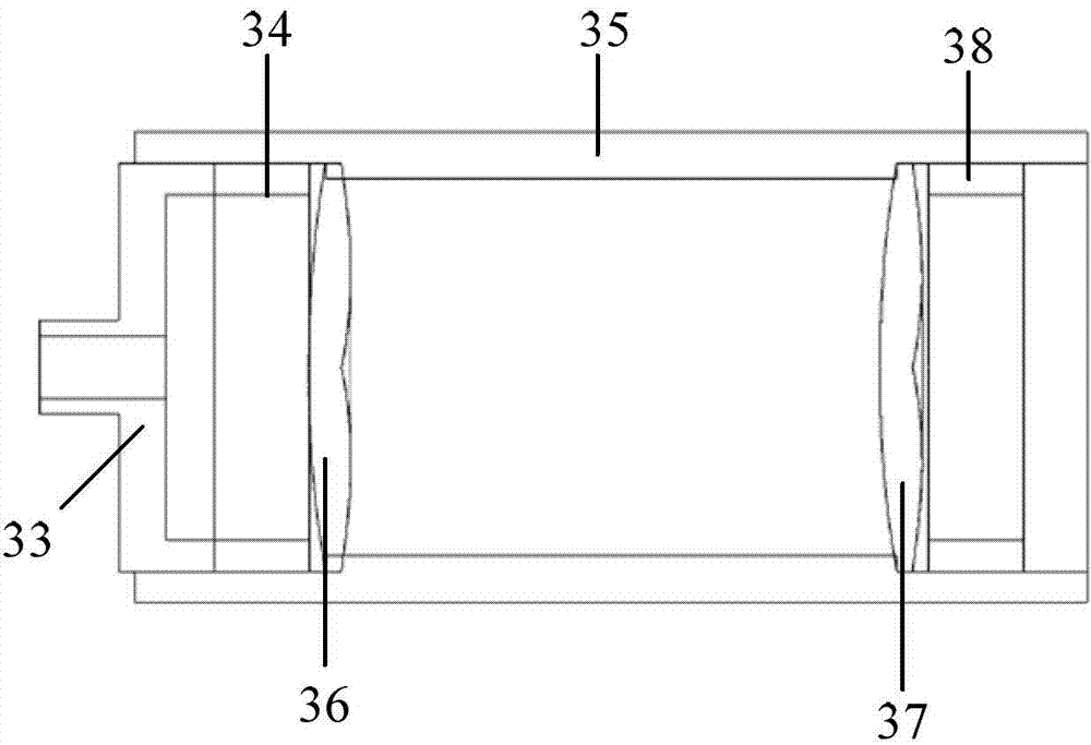 Dust haze component on-line monitoring device