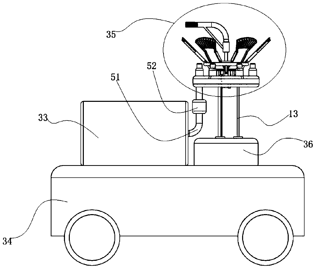 Garden greening seedling watering device