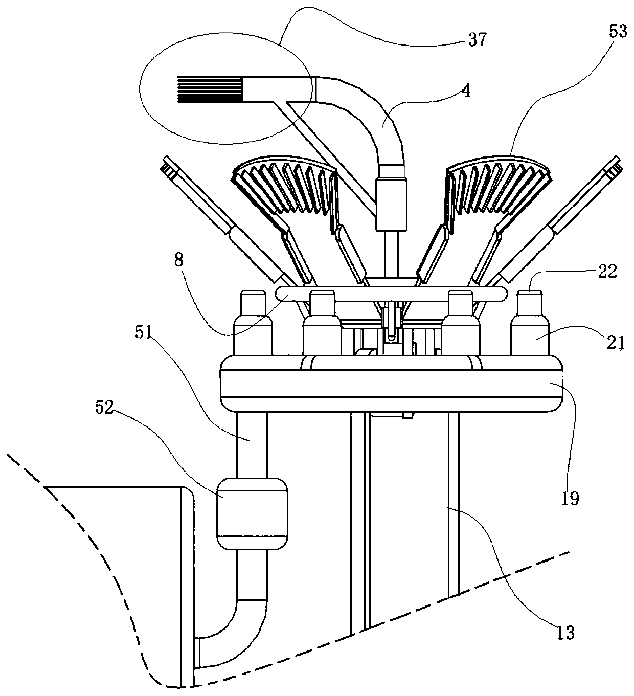 Garden greening seedling watering device