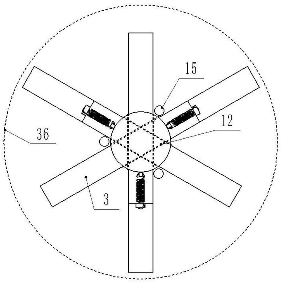 An uplift-resistant table ring groove excavation device for uplift-resistant piles