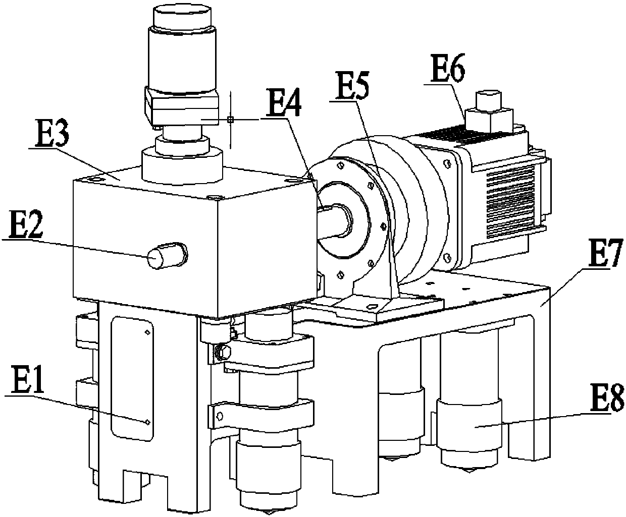 Mobile electric-driven automatic leveling device and leveling method thereof