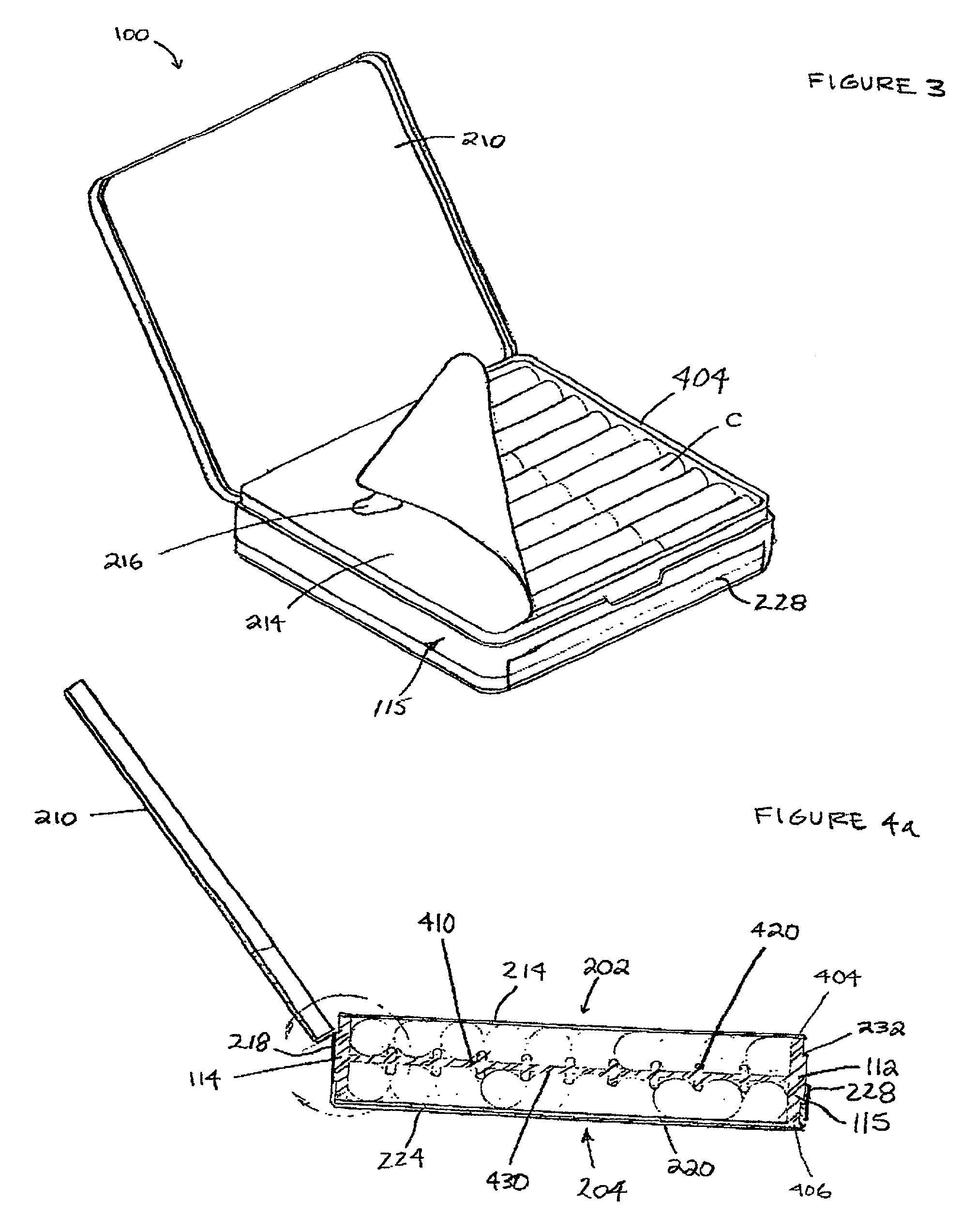 Dual-lid cigarette container and method of packaging cigarettes