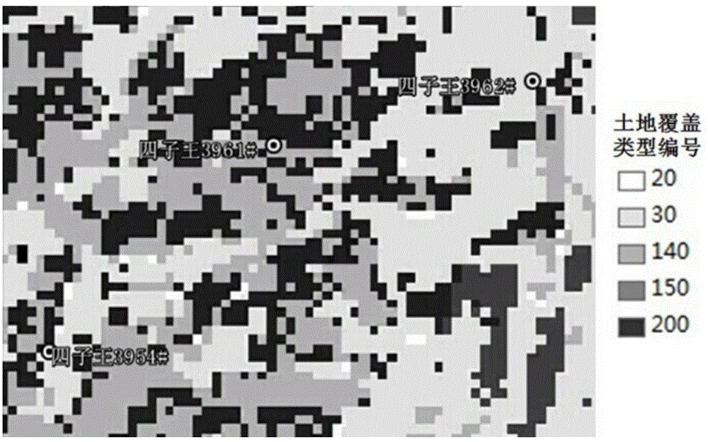 Method for evaluating wind power plant wind energy resources through Globcover land covering data