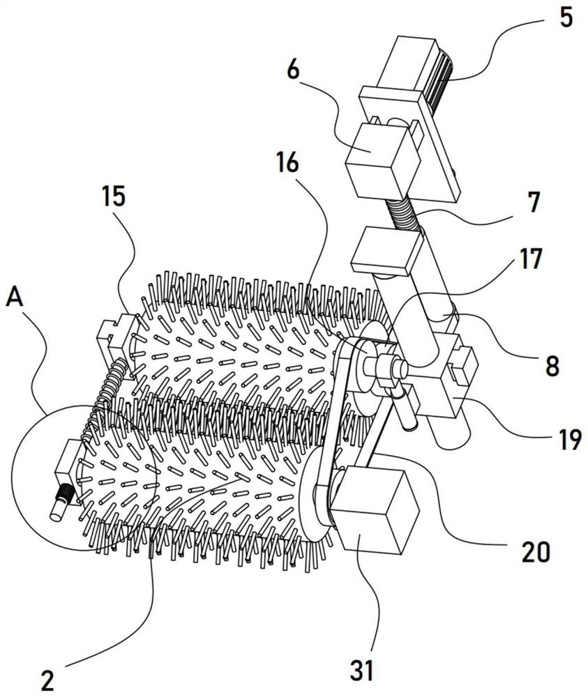 Oral cavity disinfection nursing auxiliary device