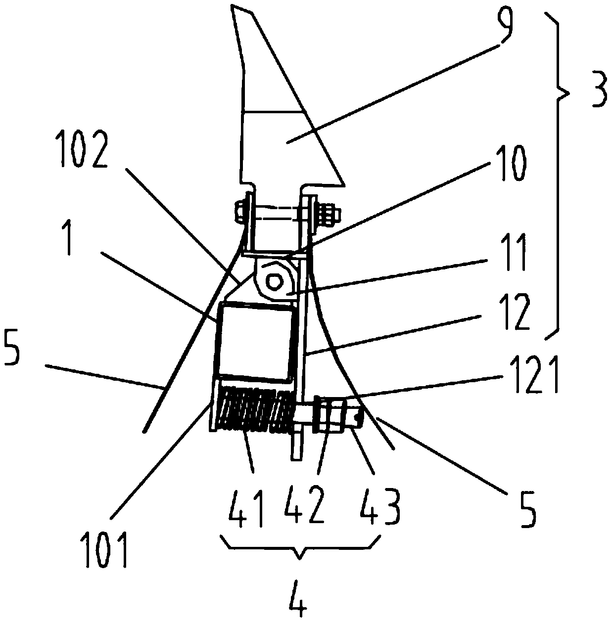 High-cleanness automatic compensation type sweeper