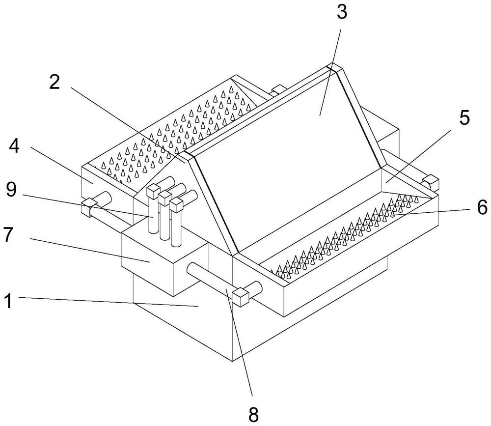 Novel sludge storage bin and environment comprehensive treatment system