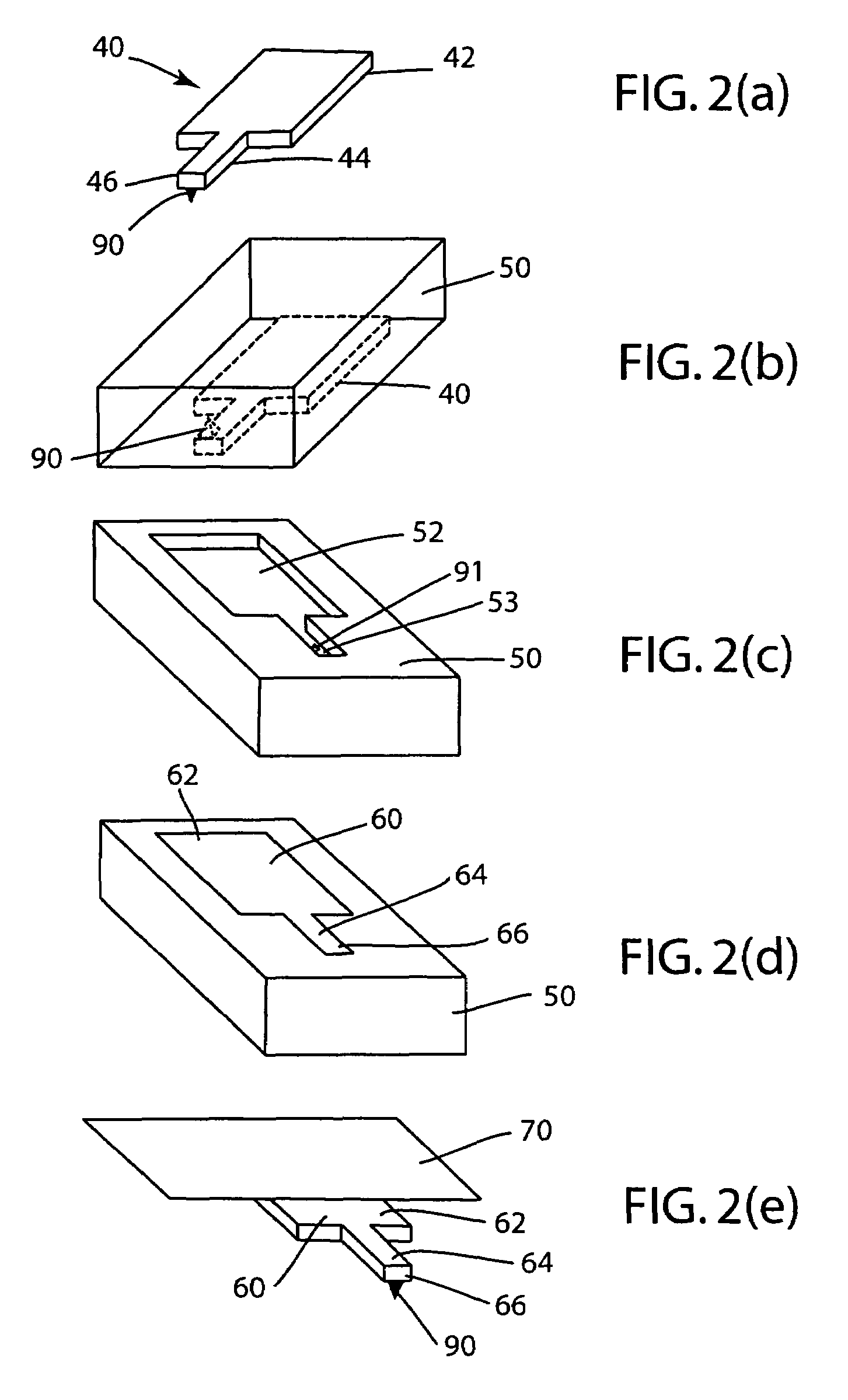 Plastic cantilevers for force microscopy