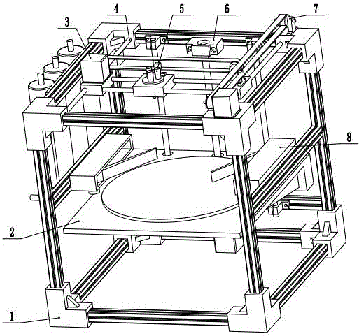 Robot used for manufacturing cakes