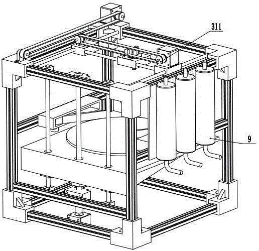 Robot used for manufacturing cakes