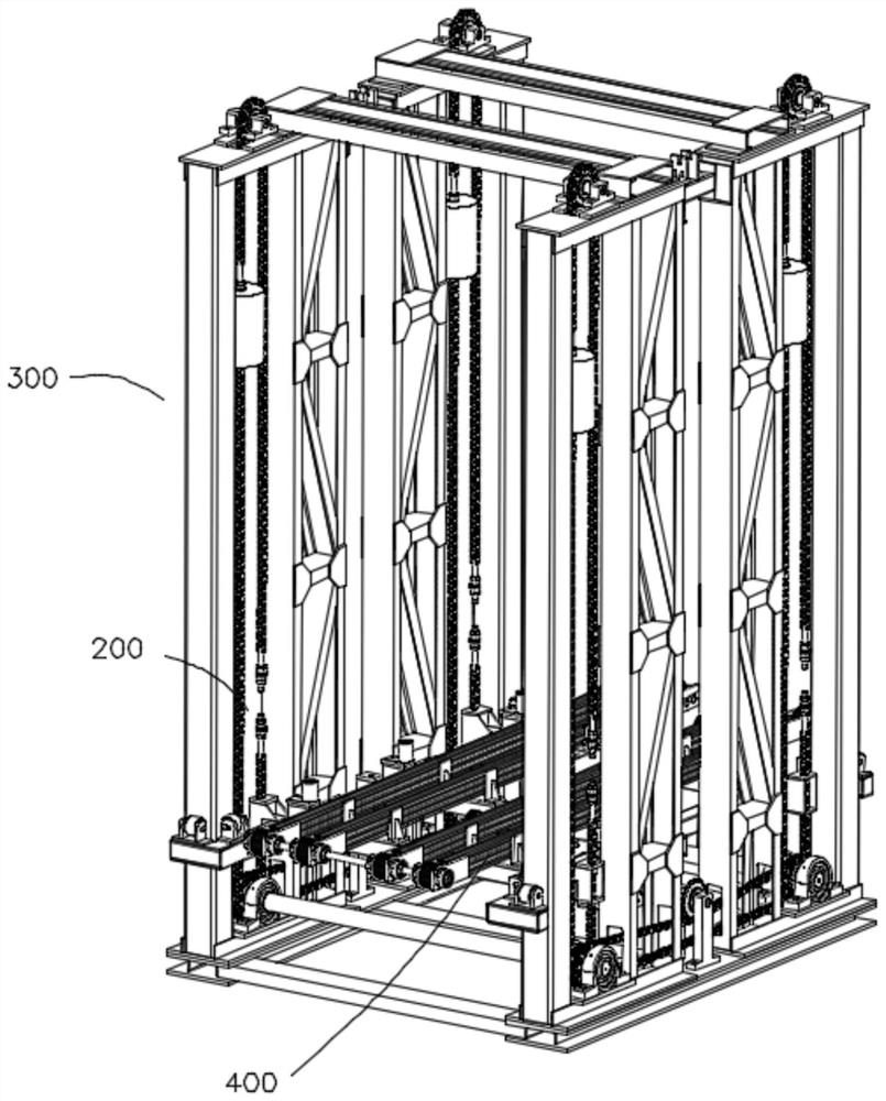 Transmission lifting logistics platform